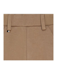 Elasticated-waist trousers - Cookie