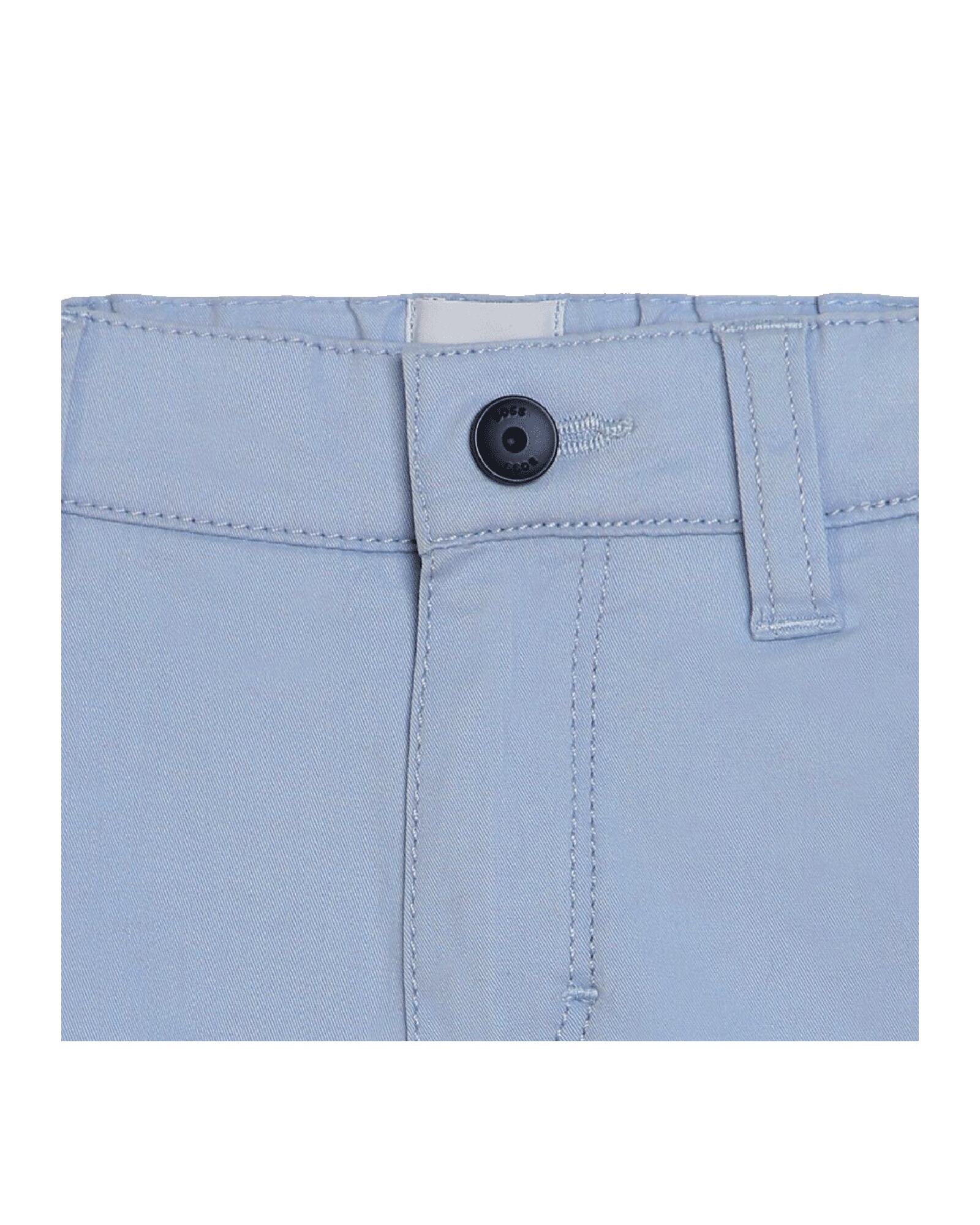 Bermuda en sergé - Bleu Oxford