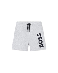 Bermuda de jogging en molleton - Gris Chiné
