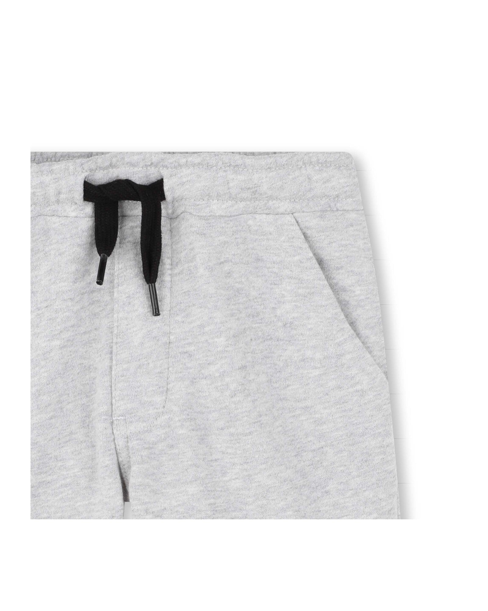 Bermuda de jogging en molleton - Gris Chiné