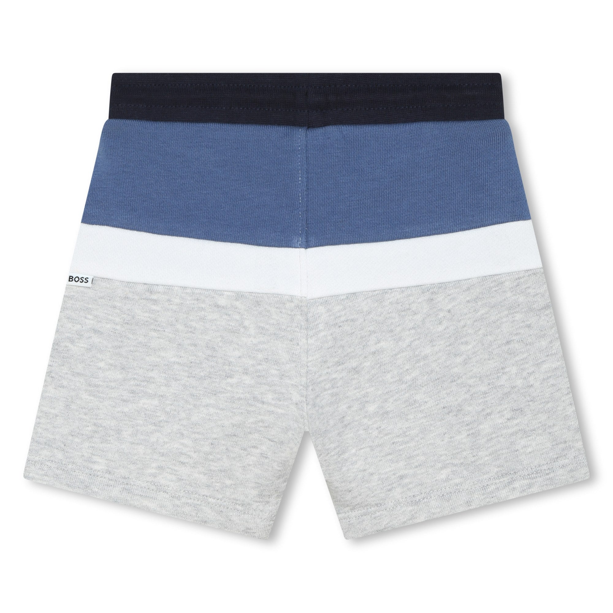 Bermuda élastiqué en molleton - Gris Chiné