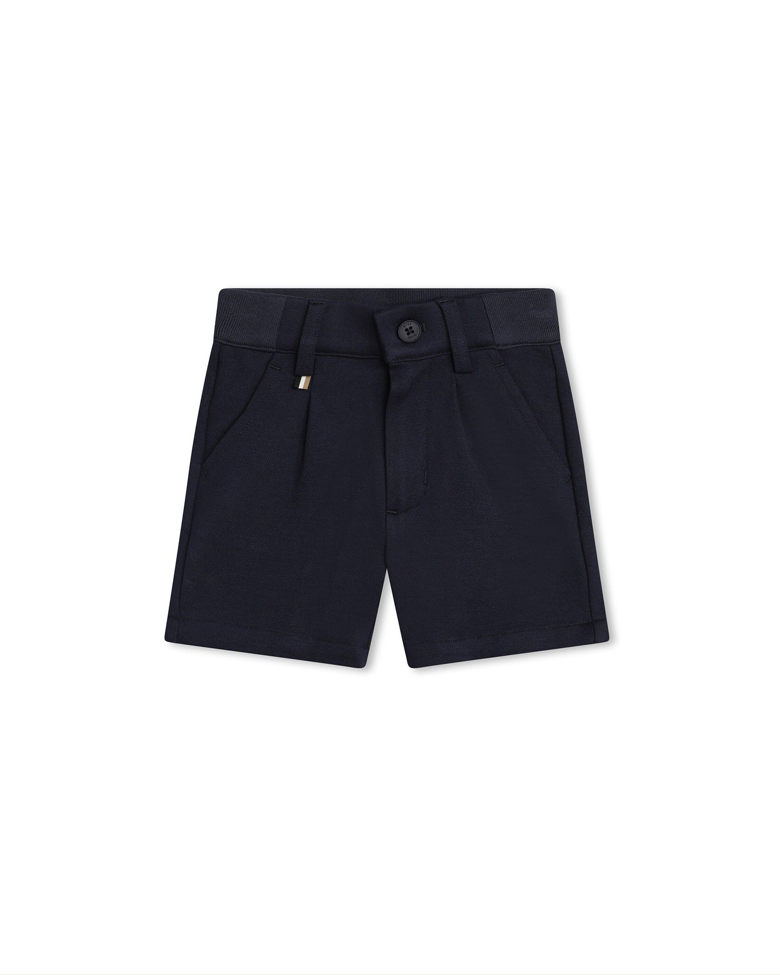 Bermuda en chaîne-et-trame - Bleu Cargo