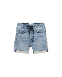 Short à taille élastiquée - Double Stone
