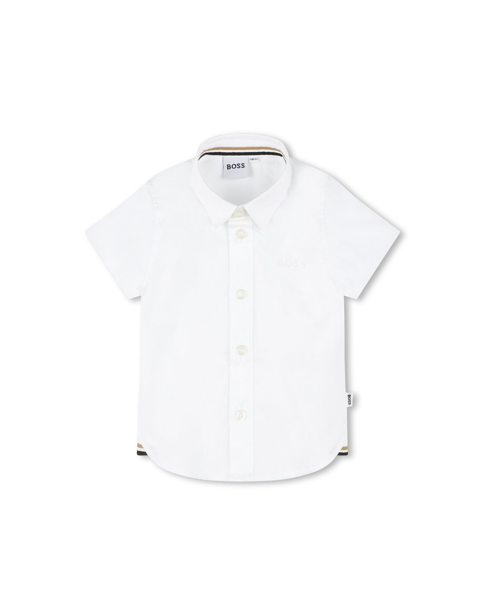 Chemise à manches courtes - Blanc