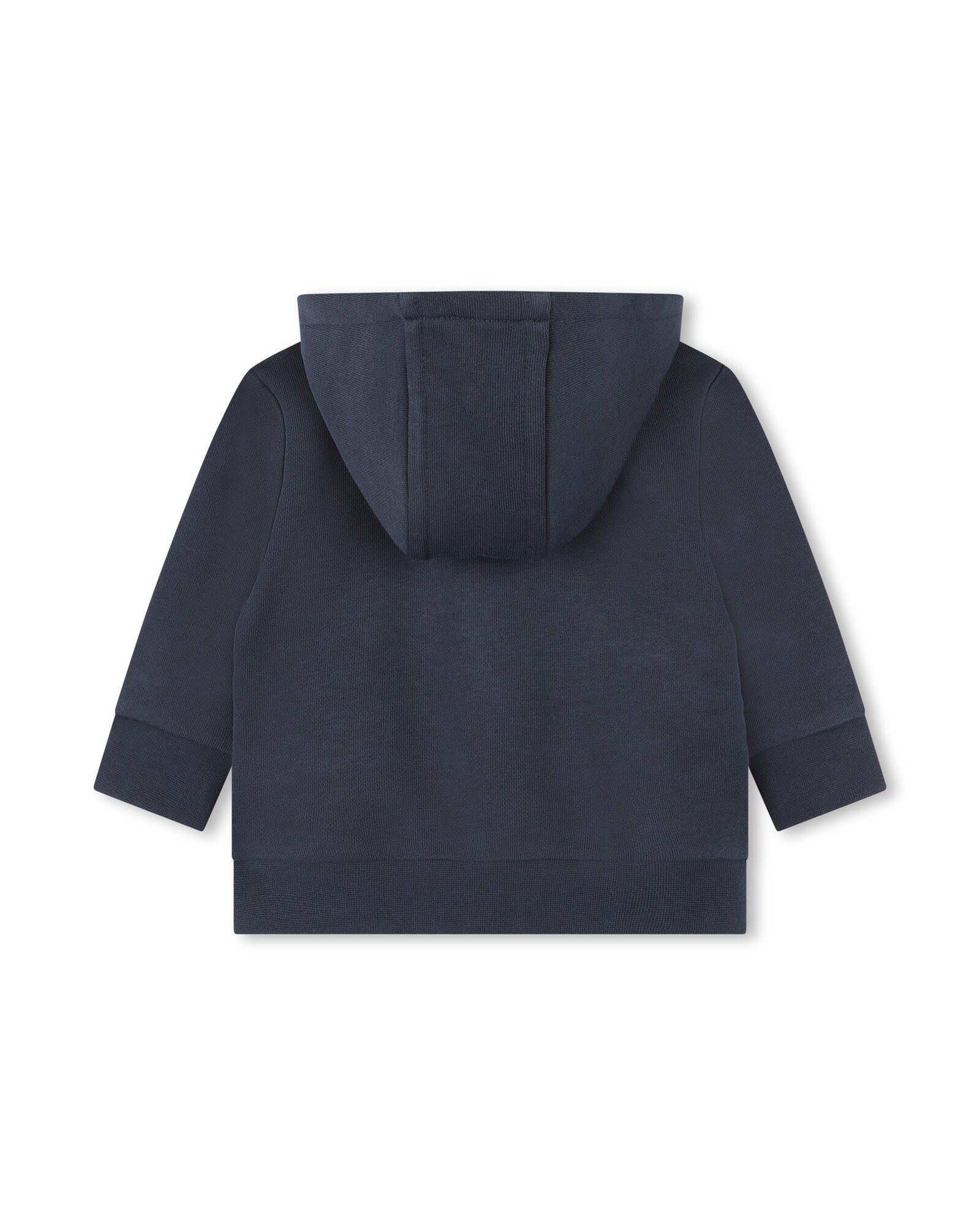 Cardigan de survêtement à capuche en coton - Bleu Cargo