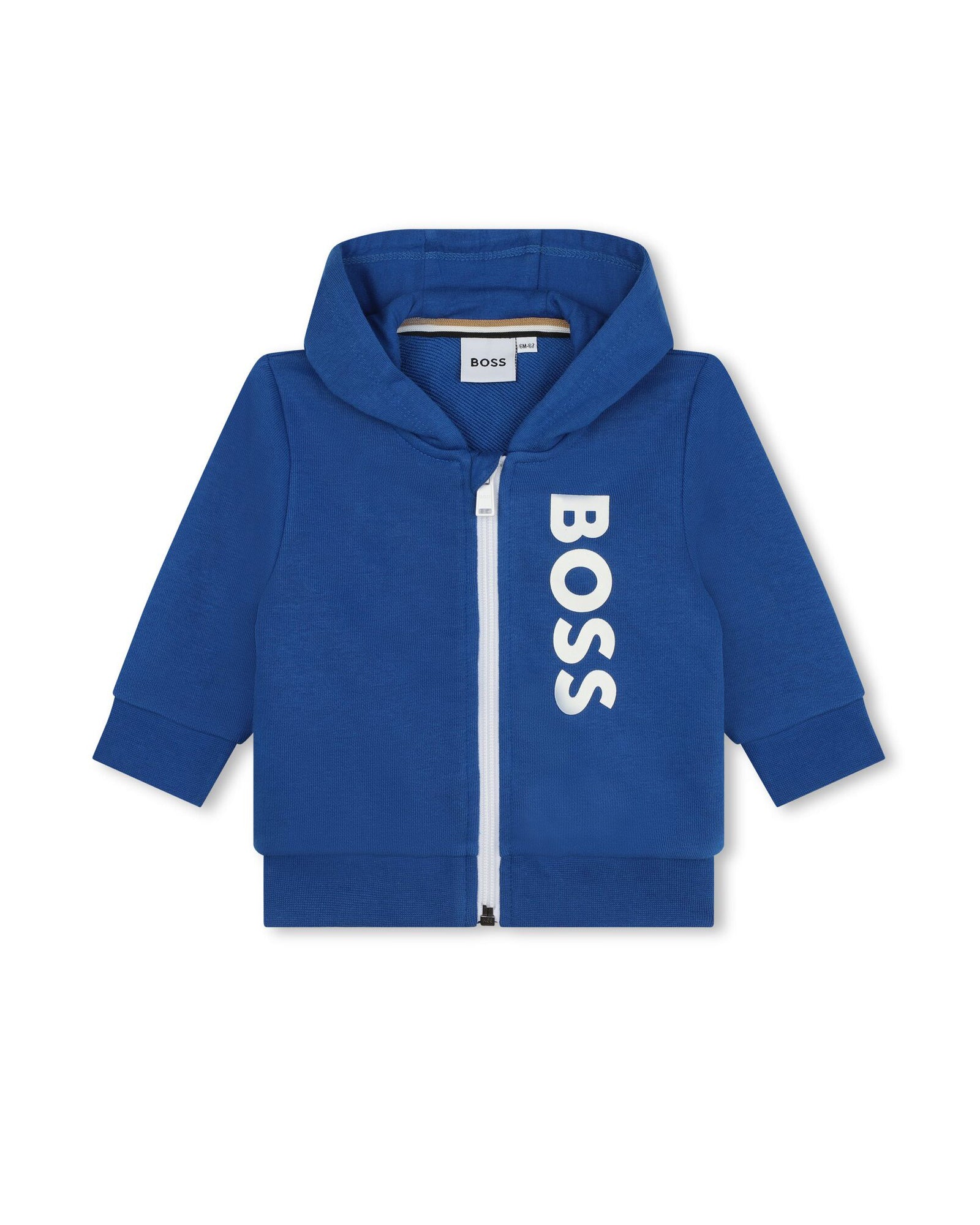 Cardigan de jogging à capuche - Bleu Vif