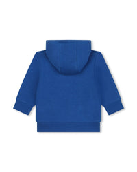 Cardigan de jogging à capuche - Bleu Vif