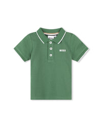 Short-sleeved polo shirt - Fougere