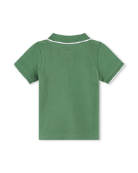 Short-sleeved polo shirt - Fougere