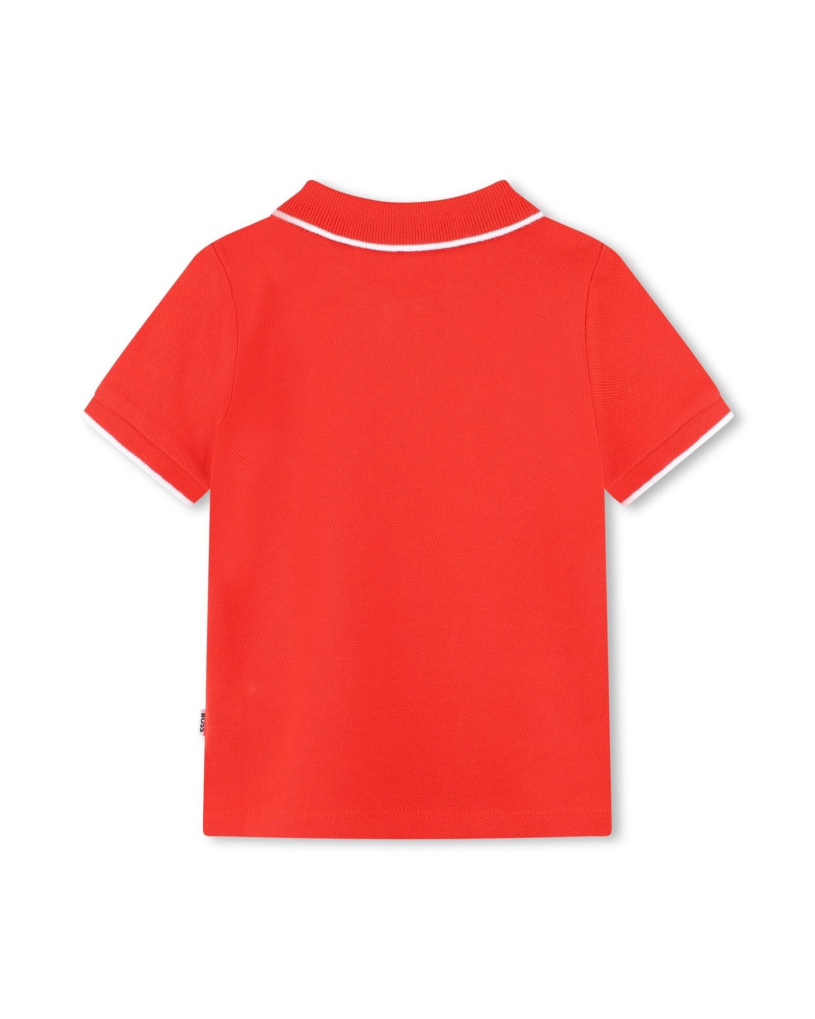 Polo à manches courtes en coton - Rouge Vif