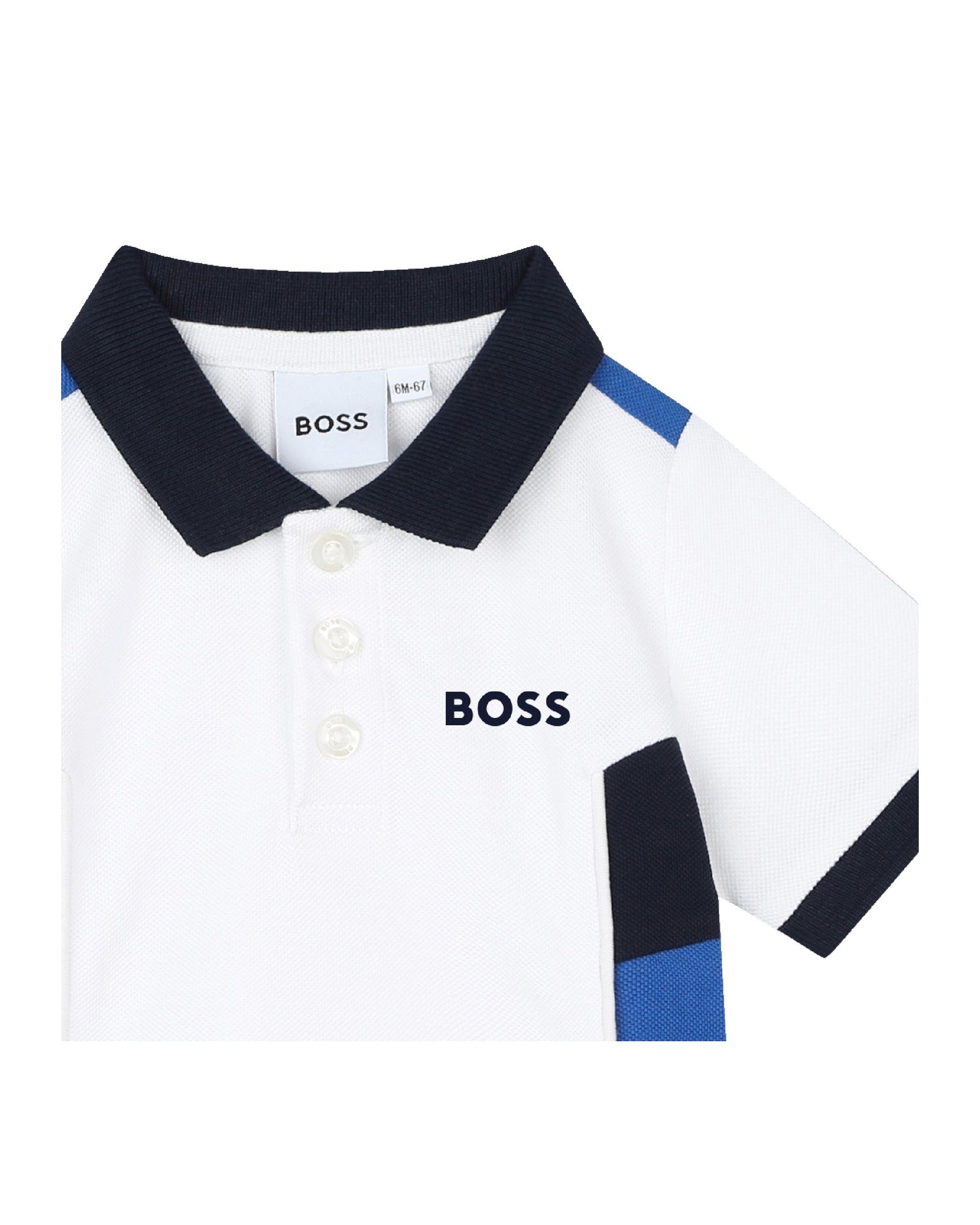 Polo à manches courtes - Blanc