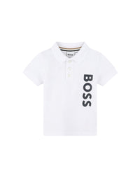 Polo à manches courtes en coton - Blanc