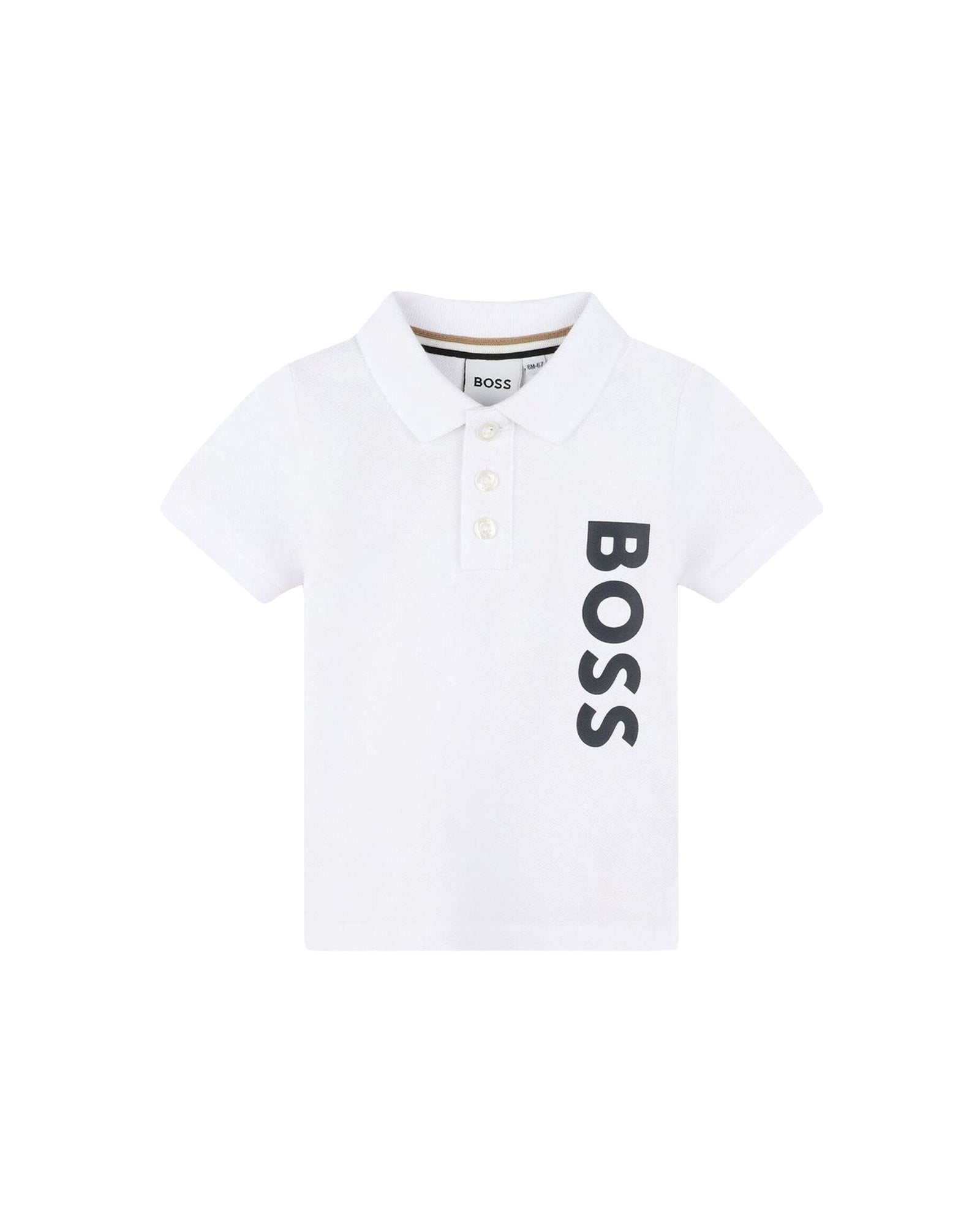 Polo à manches courtes en coton - Blanc