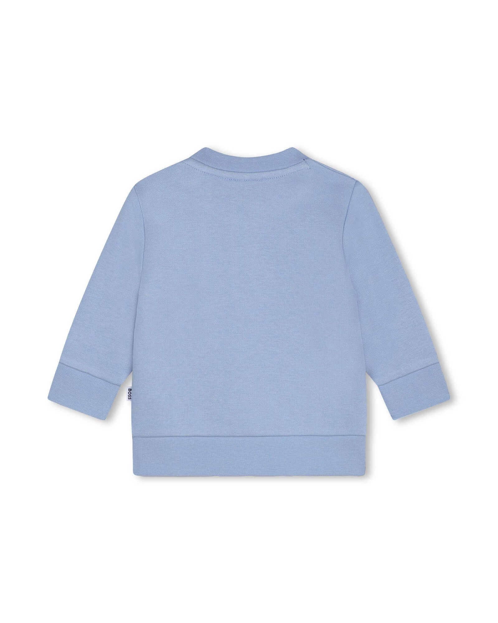Sweatshirt à fermeture pressionnée - Bleu Oxford