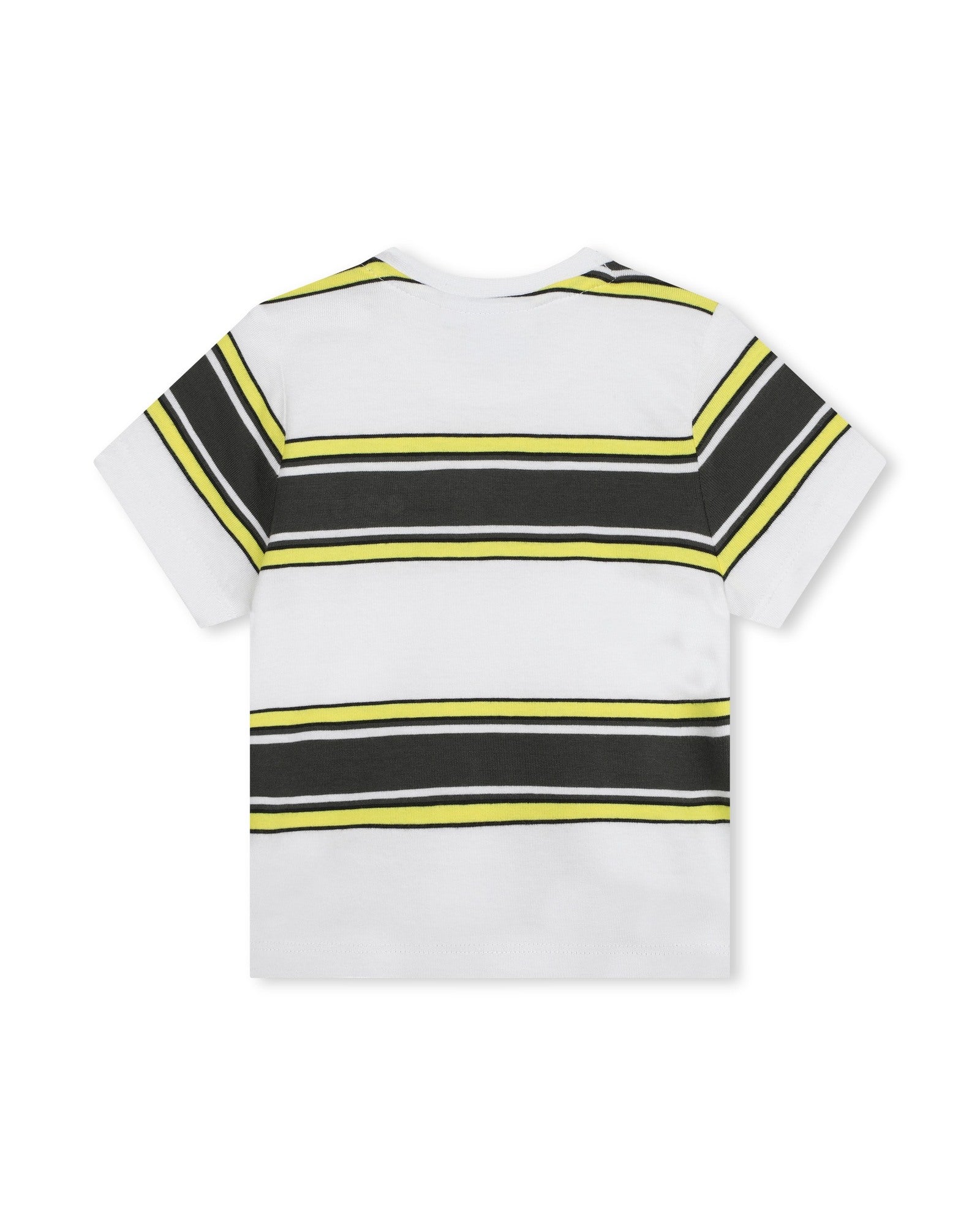 T-shirt à manches courtes - Blanc Jaune