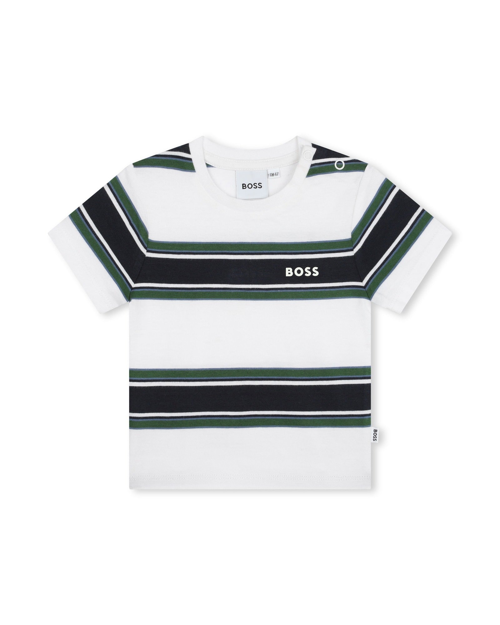T-shirt à manches courtes - Blanc Vert