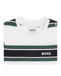T-shirt à manches courtes - Blanc Vert