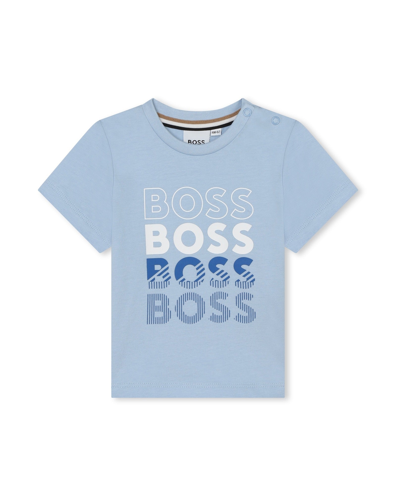 T-shirt à manches courtes - Bleu Oxford