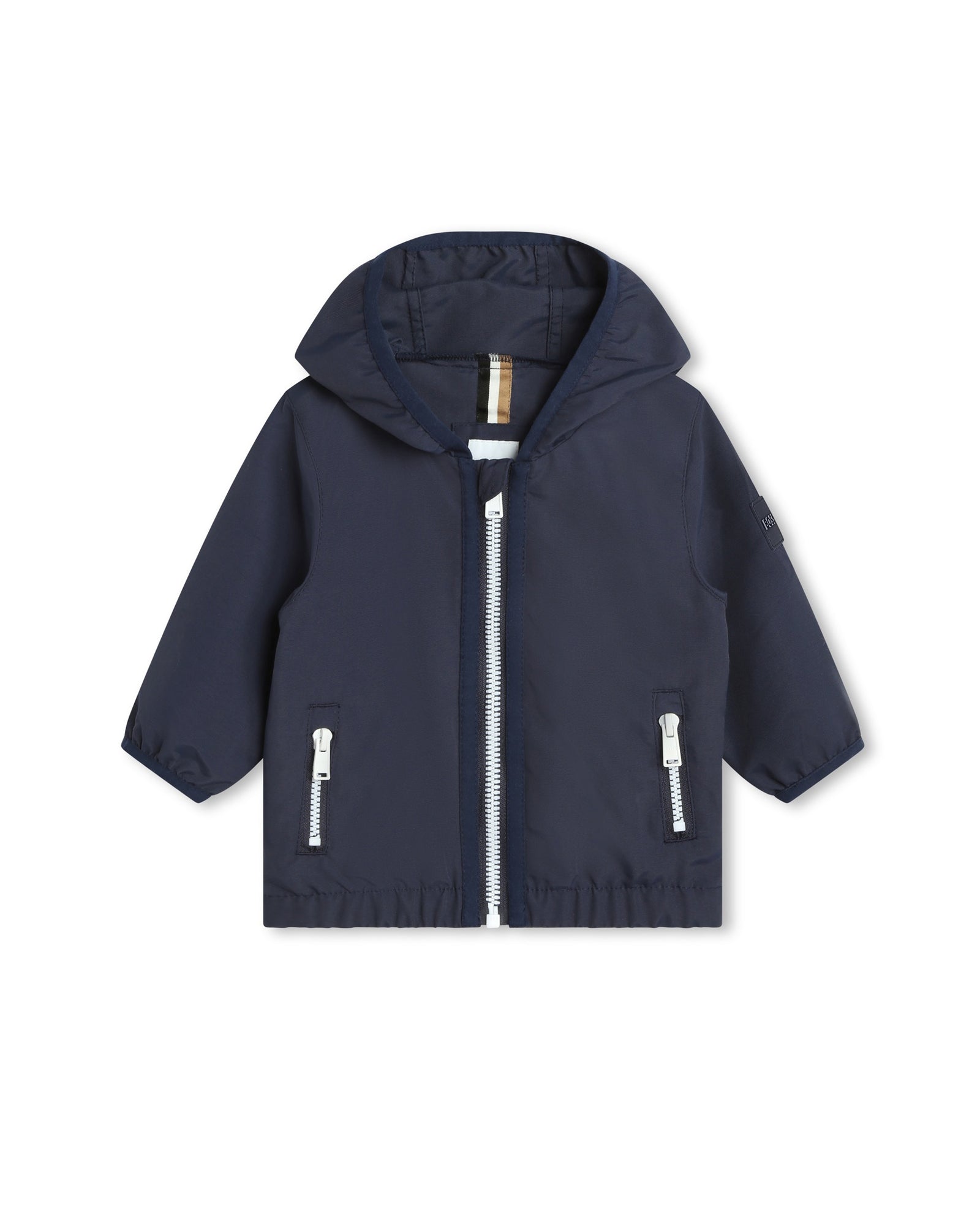Coupe-vent à capuche - Bleu Cargo