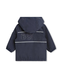 Coupe-vent à capuche - Bleu Cargo