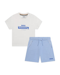 Ensemble short et t-shirt - Blanc