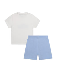 Ensemble short et t-shirt - Blanc