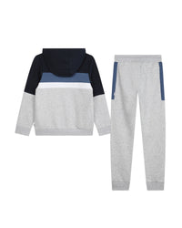 Ensemble cardigan et pantalon - Gris Chiné