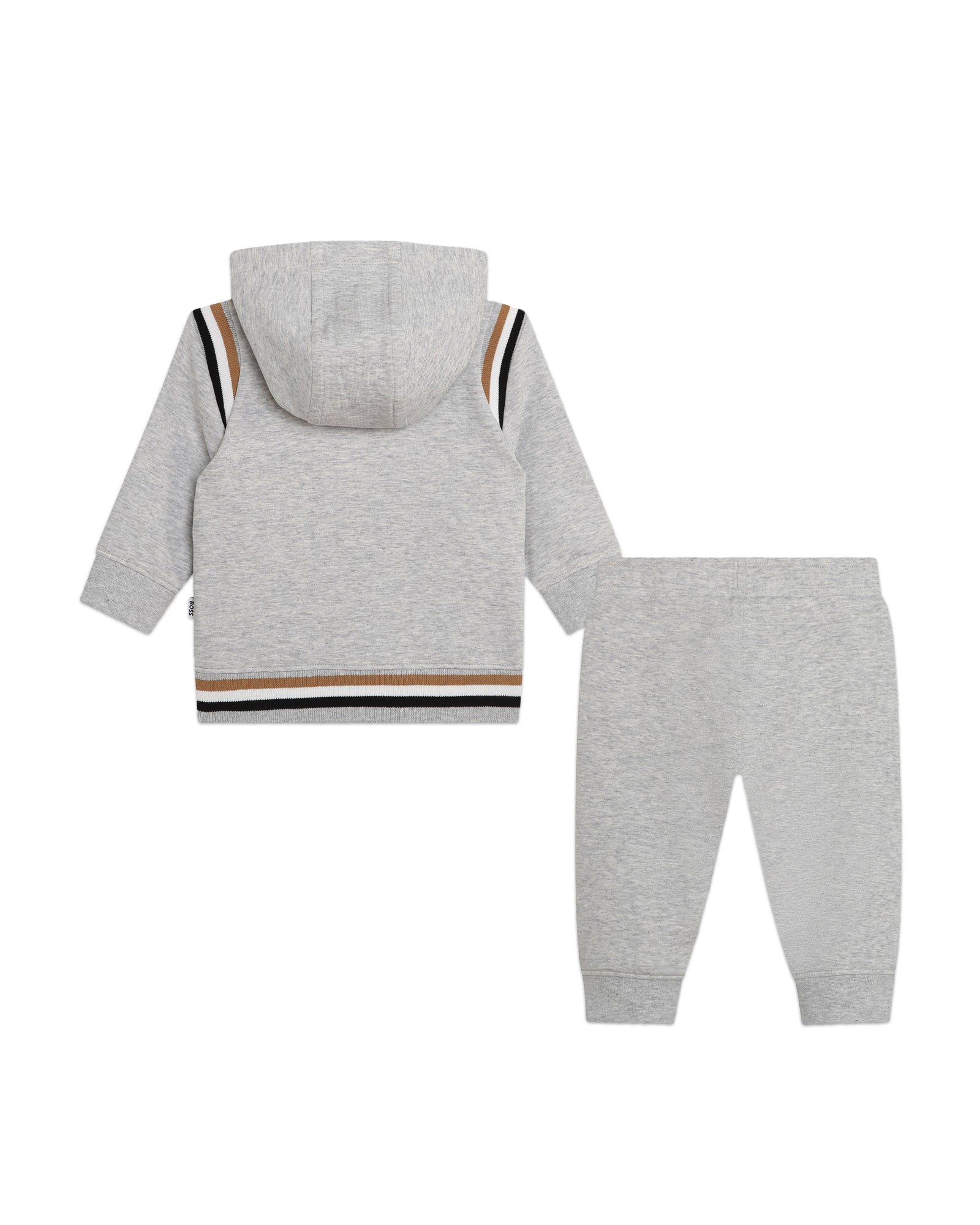Ensemble cardigan et pantalon - Gris Chiné
