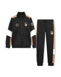 Ensemble cardigan et pantalon en molleton - Black