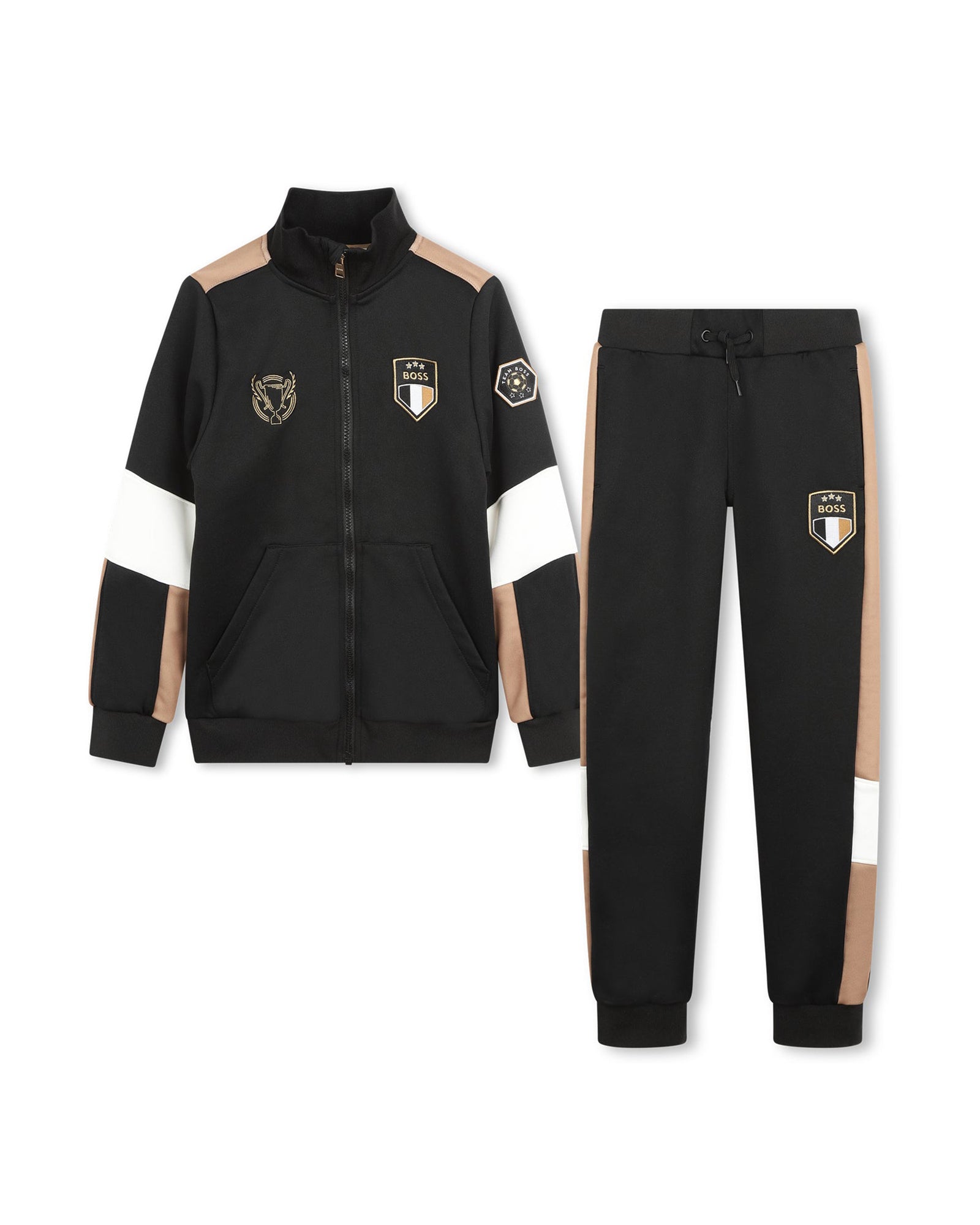 Ensemble cardigan et pantalon en molleton - Black