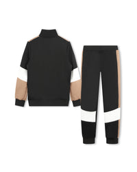 Ensemble cardigan et pantalon en molleton - Black