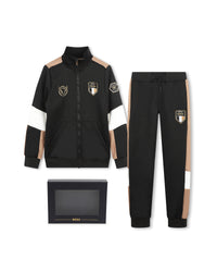 Ensemble cardigan et pantalon en molleton - Black
