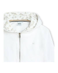 Cardigan à capuche - Blanc