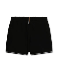 Short à taille élastiquée - Black