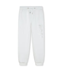 Pantalon à taille élastiquée - Blanc