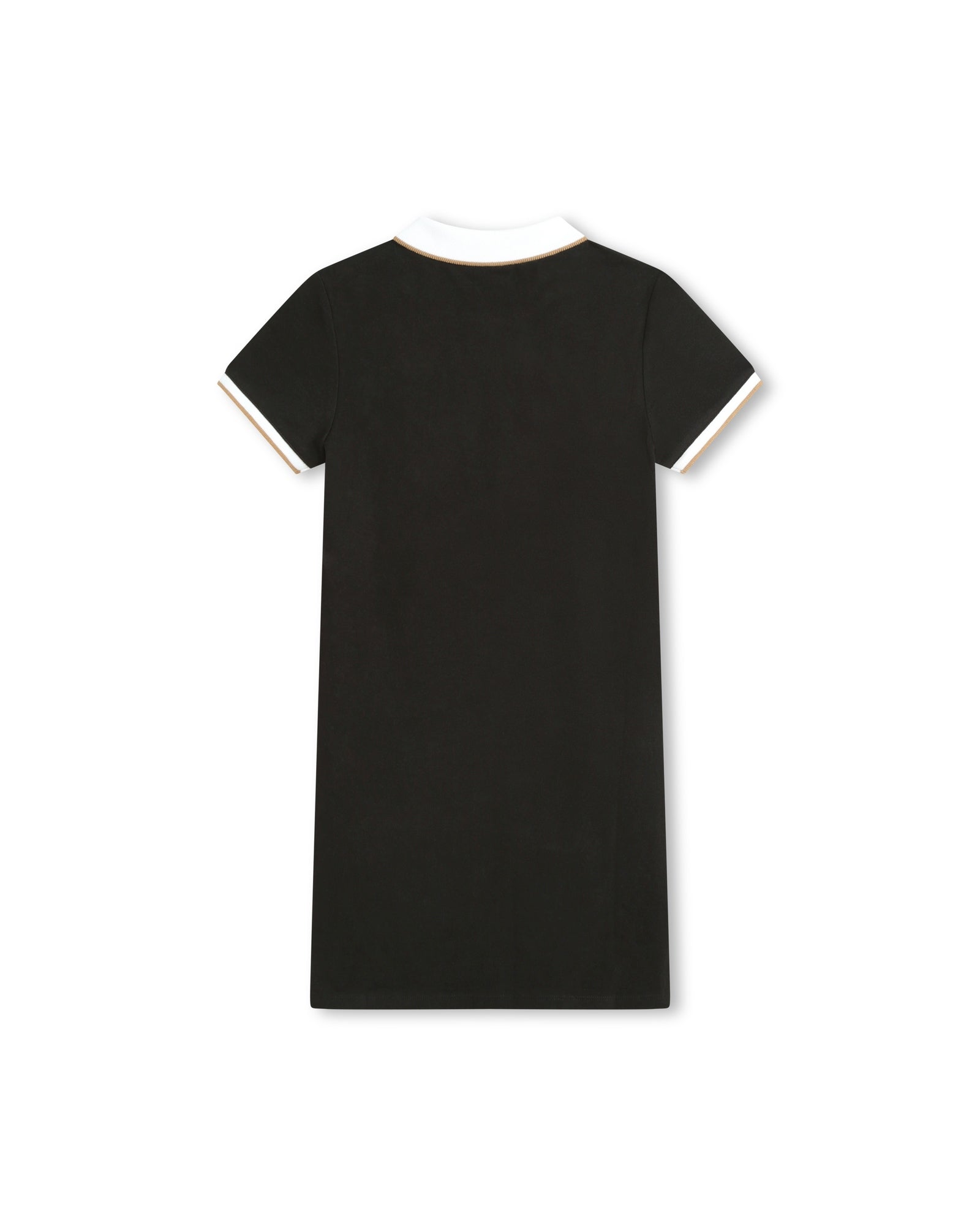 Robe à manches courtes en coton - Black