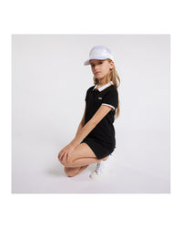 Robe à manches courtes en coton - Black