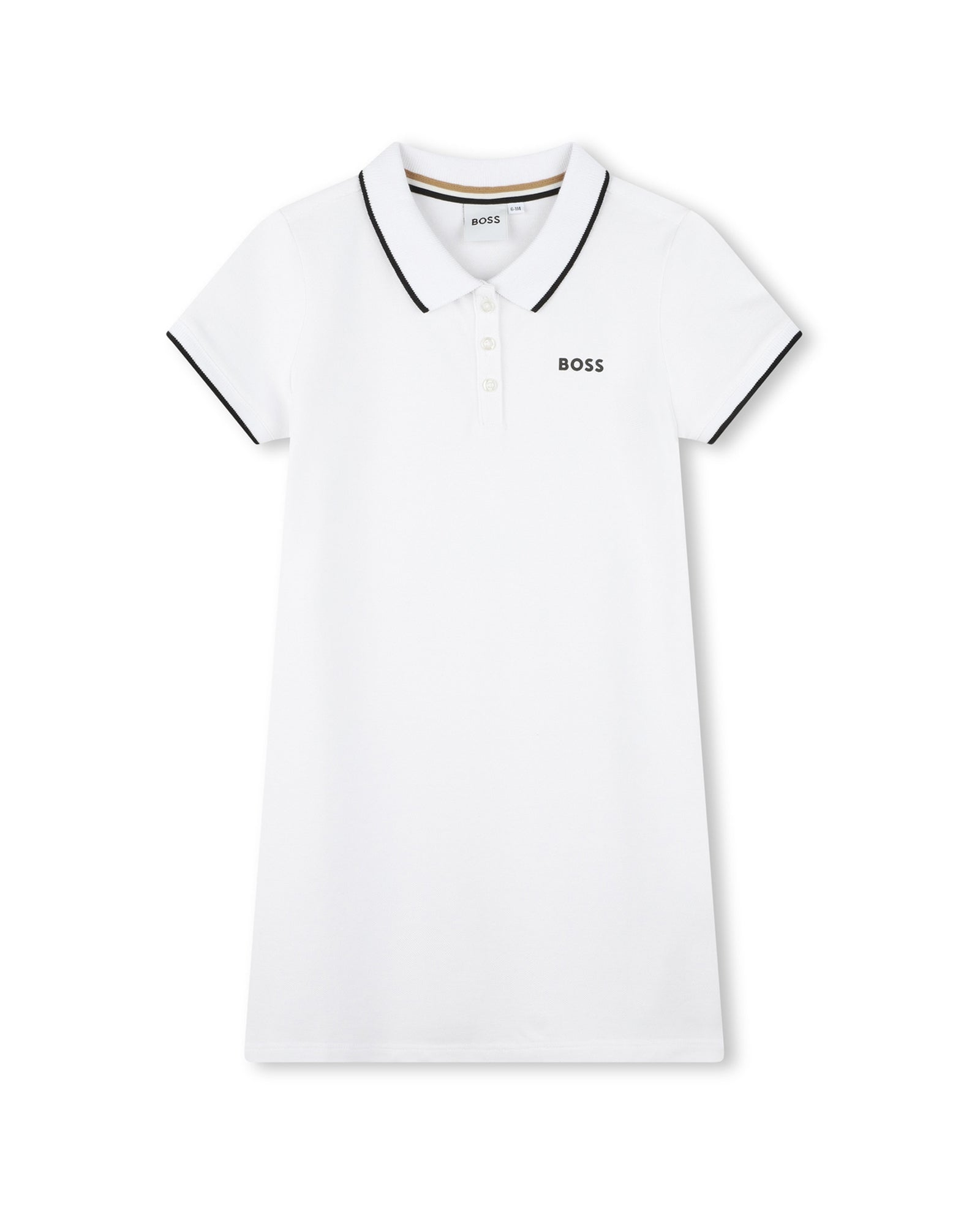 Robe à manches courtes - Blanc