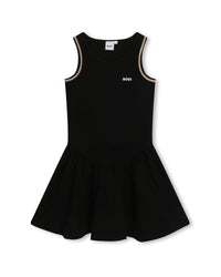 Sleeveless dress in milano - Black
