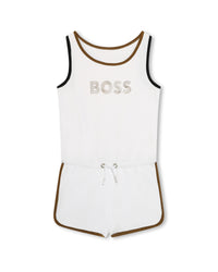 Combi-short sans manches - Blanc
