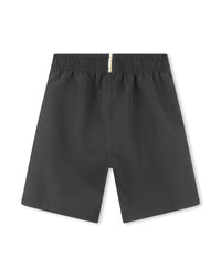 Swimming shorts with elasticated waistband - Black