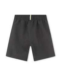 Short de bain à taille élastiquée - Black