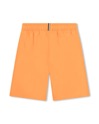 Short de bain à taille élastiquée - Tangerine La