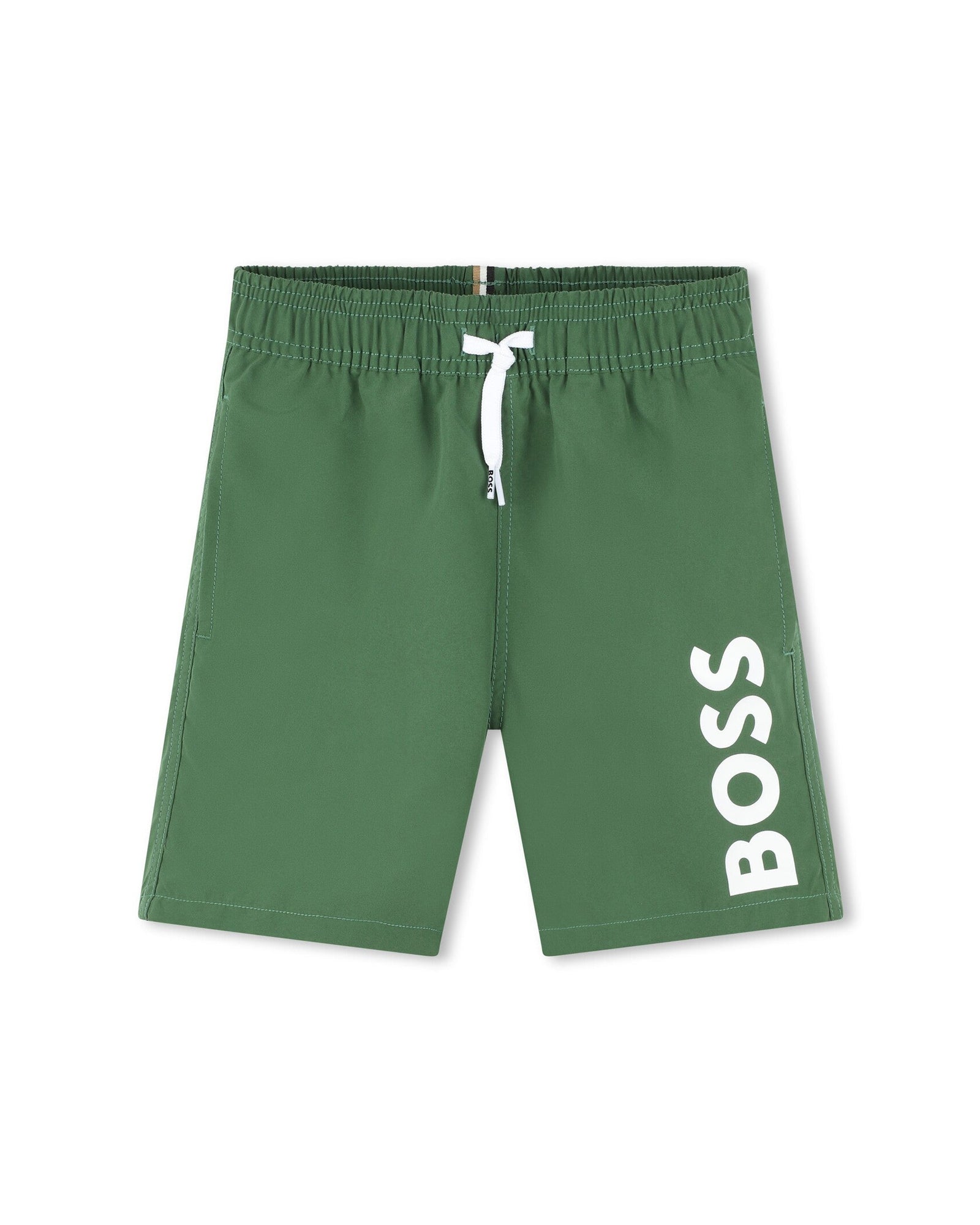 Short de bain à taille élastiquée - Fougere