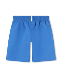 Short de bain à taille élastiquée - Bleu Vif