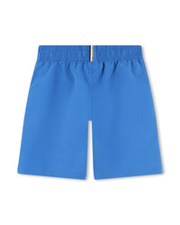Short de bain à taille élastiquée - Bleu Vif