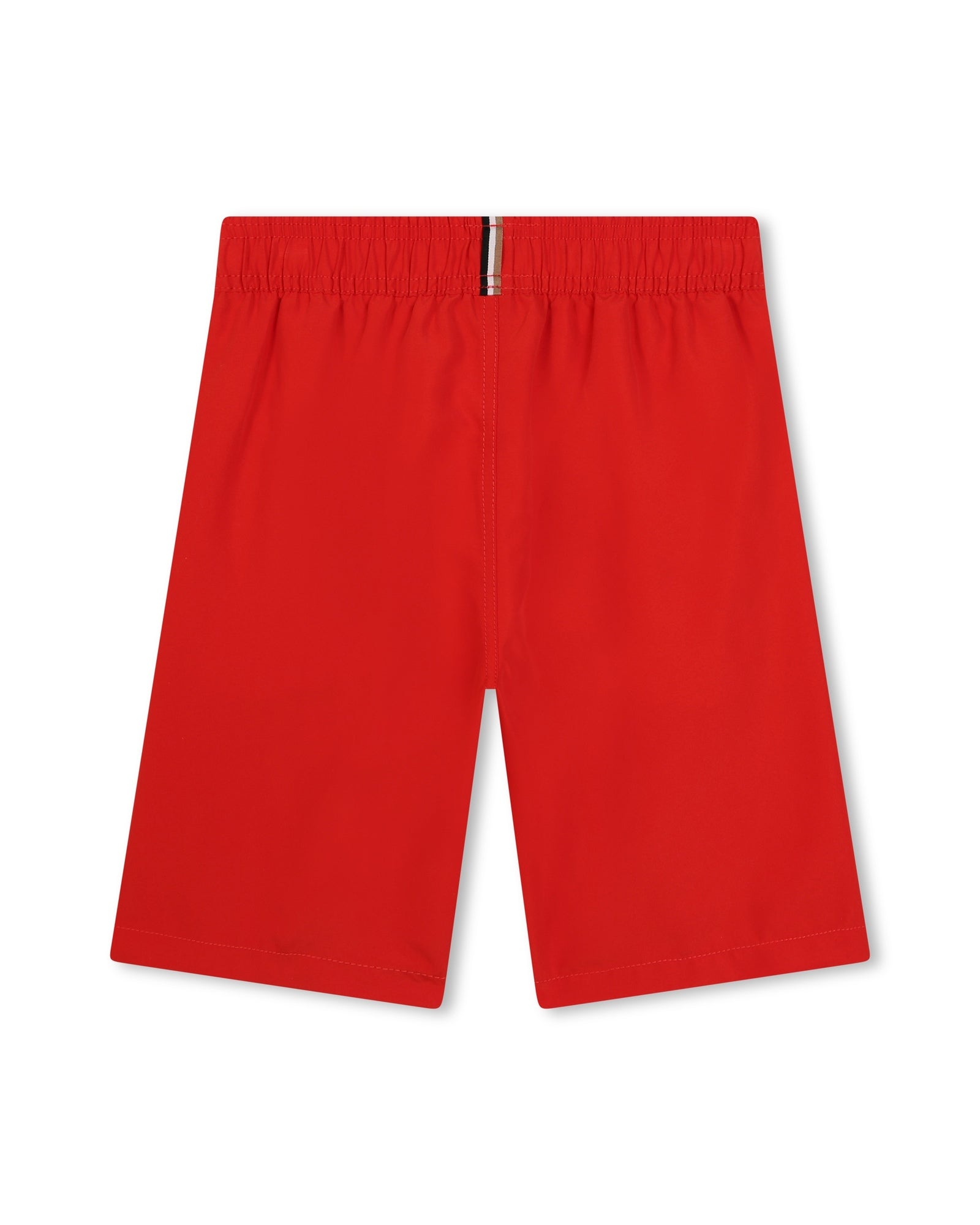 Short de bain à taille élastiquée - Rouge Vif