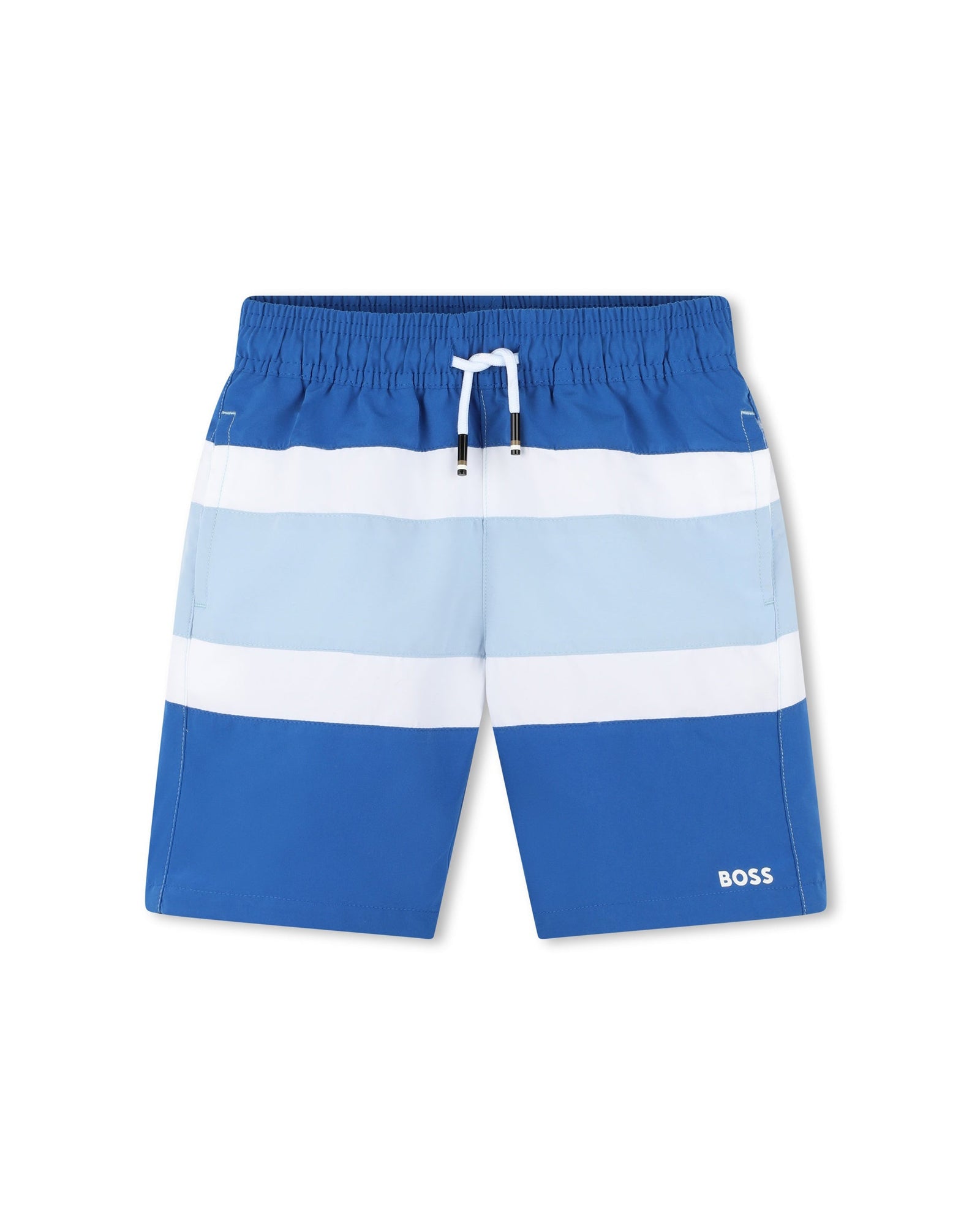 Short de bain à taille élastiquée - Bleu Vif