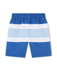 Short de bain à taille élastiquée - Bleu Vif