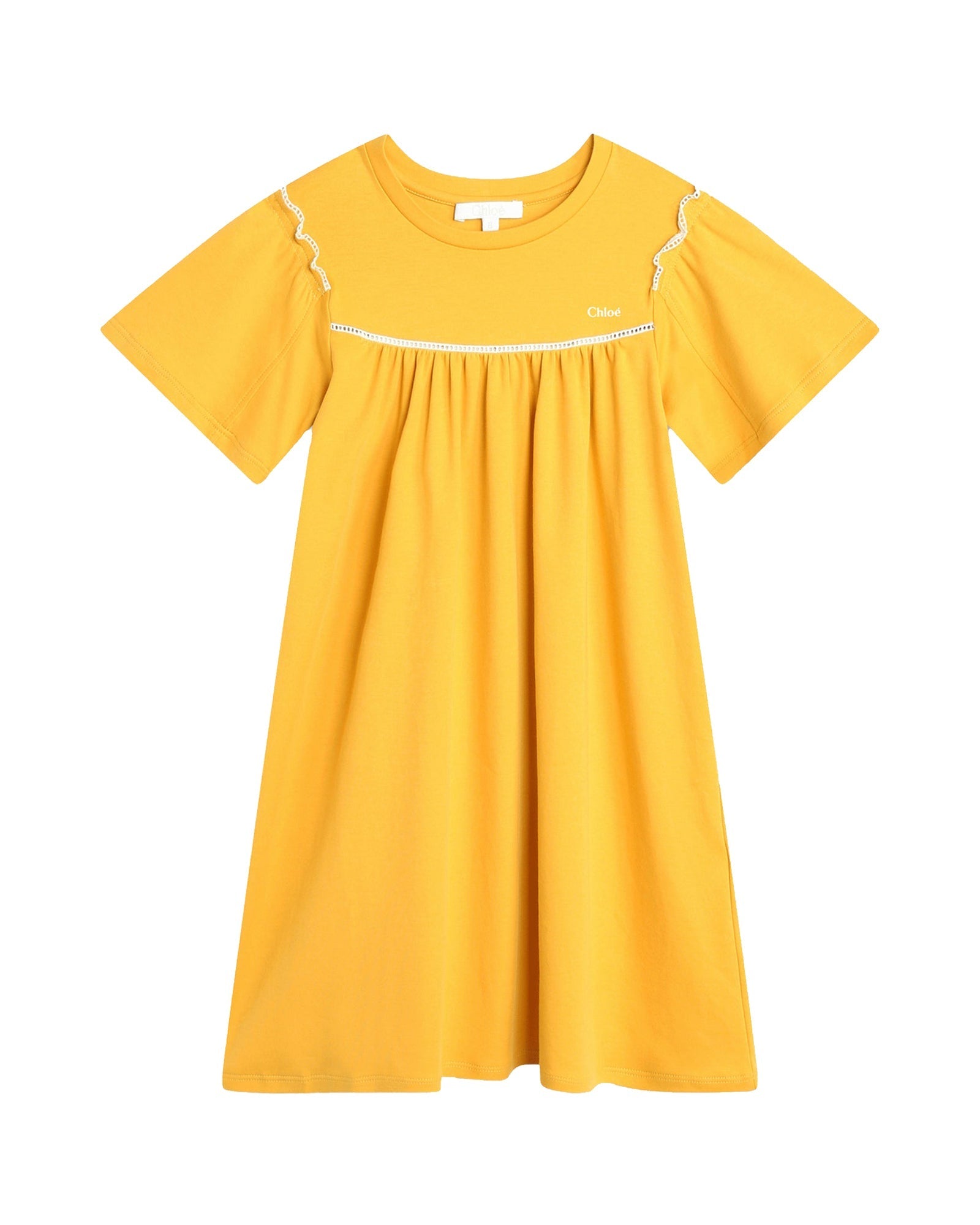 ROBE MANCHES COURTES
